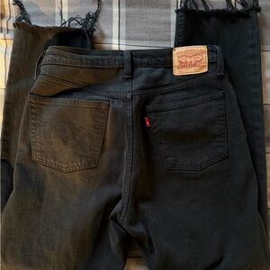 Levi's 501 Black Women's Jeans cropped